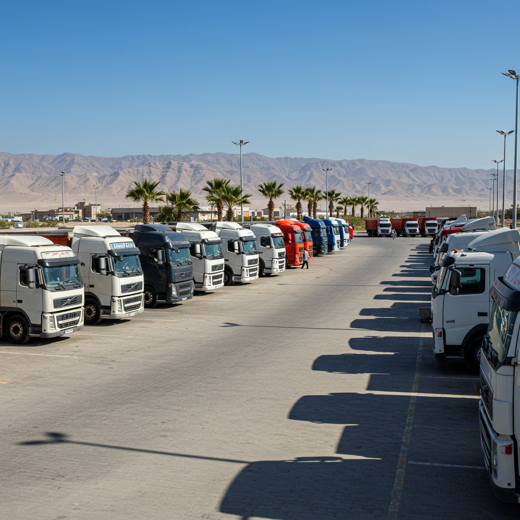 تراک نمایشگاه کامیون در بندرعباس آبشورک