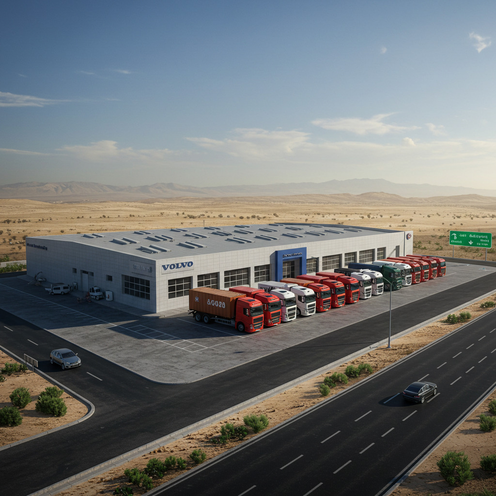 تراک نمایشگاه کامیون در بندرعباس