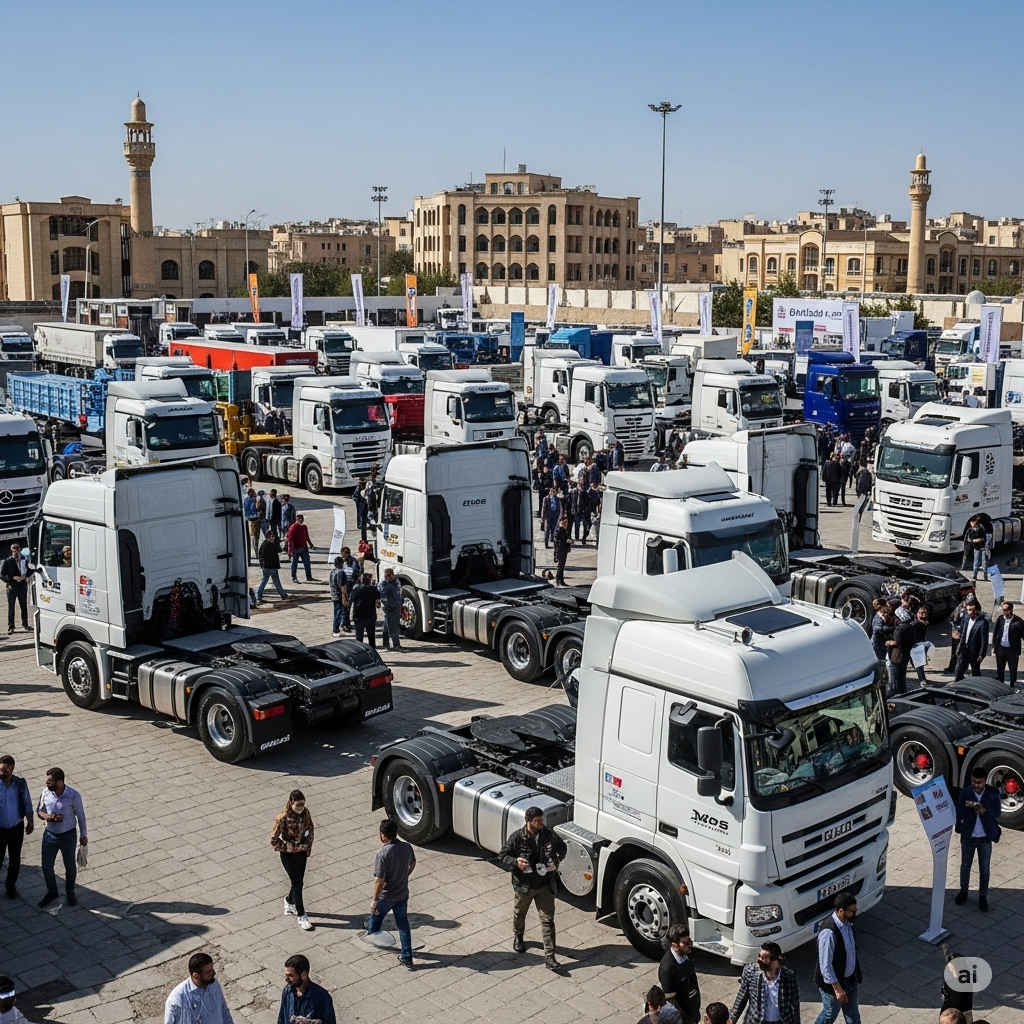 بادروج تراک نمایشگاه کامیون در بندرعباس چهار راه قدس